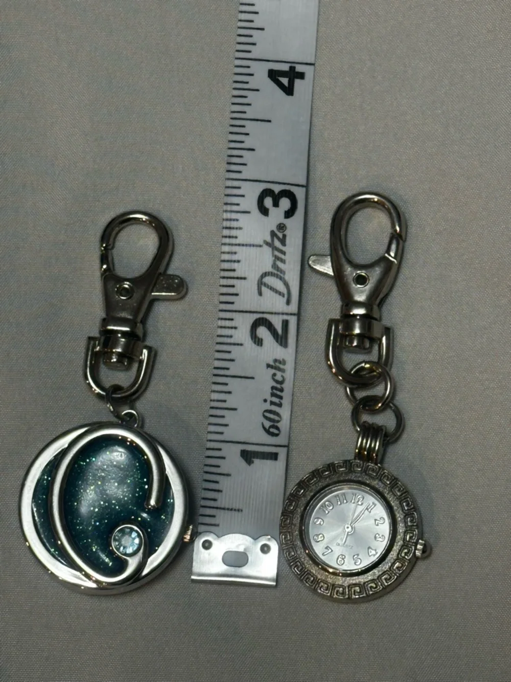 Silver Toned Keychain Watch Bundle - Picture 6 of 6